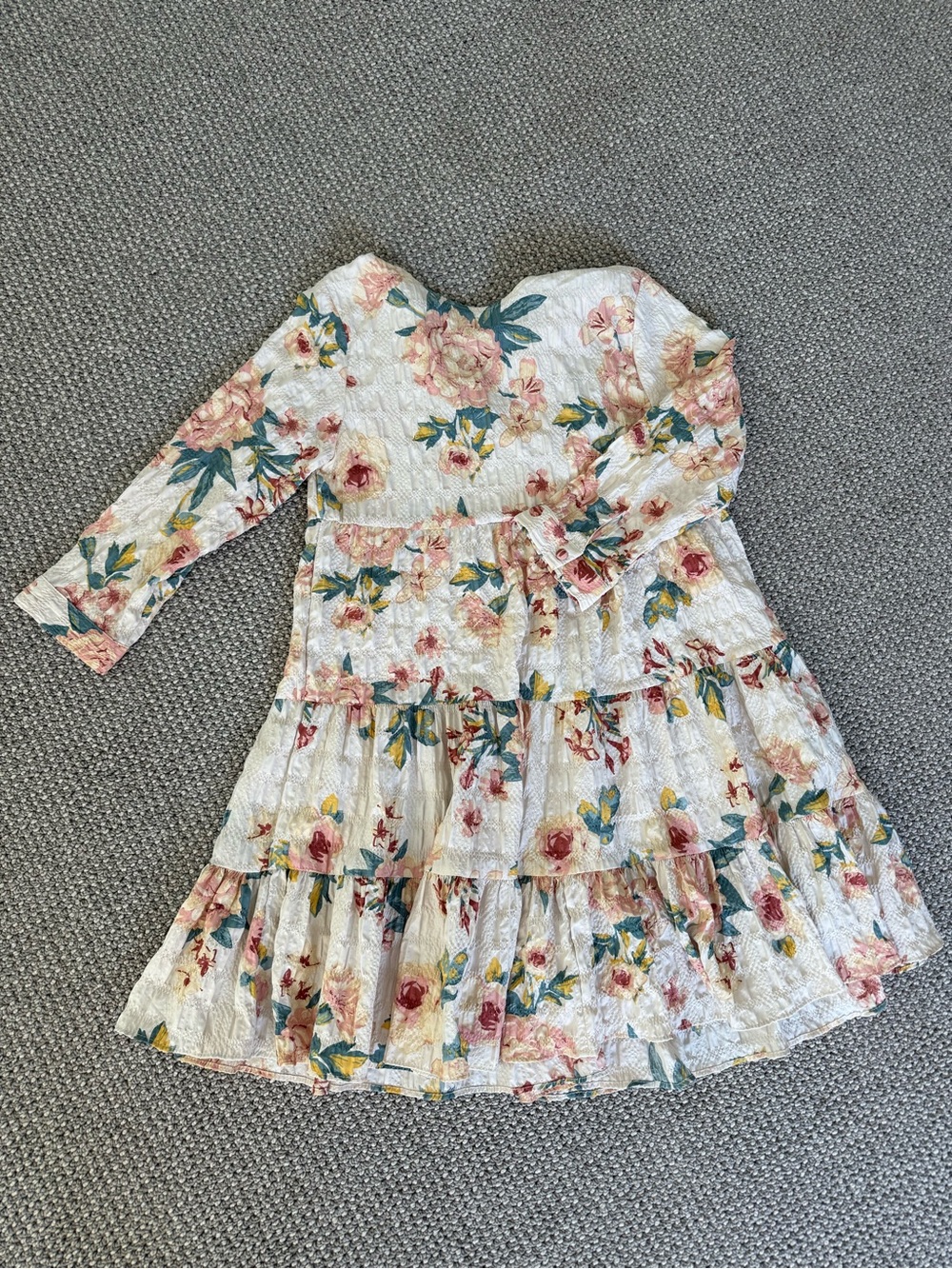 Zara Floral Tiered Dress